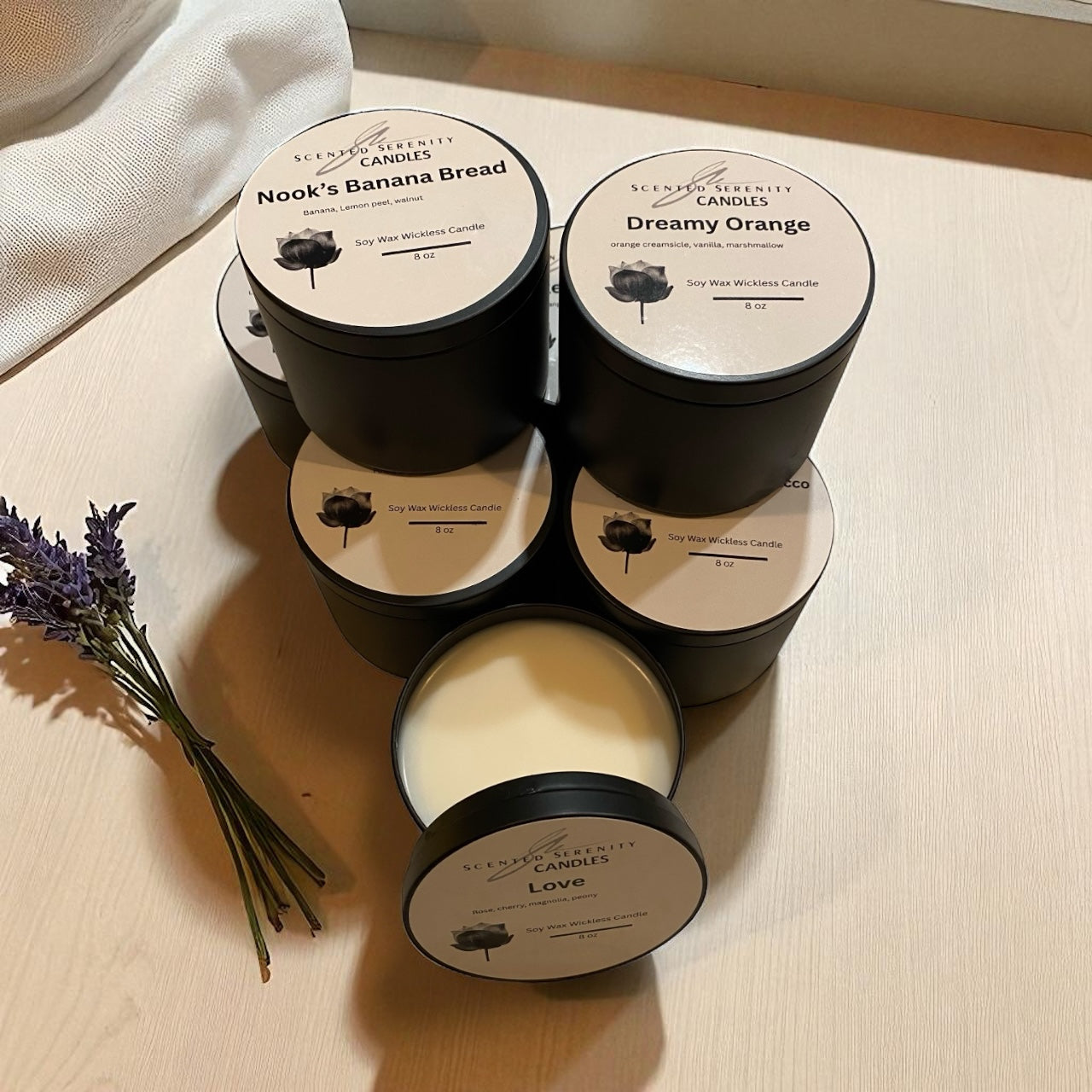 Soy Wax Wickless Candles