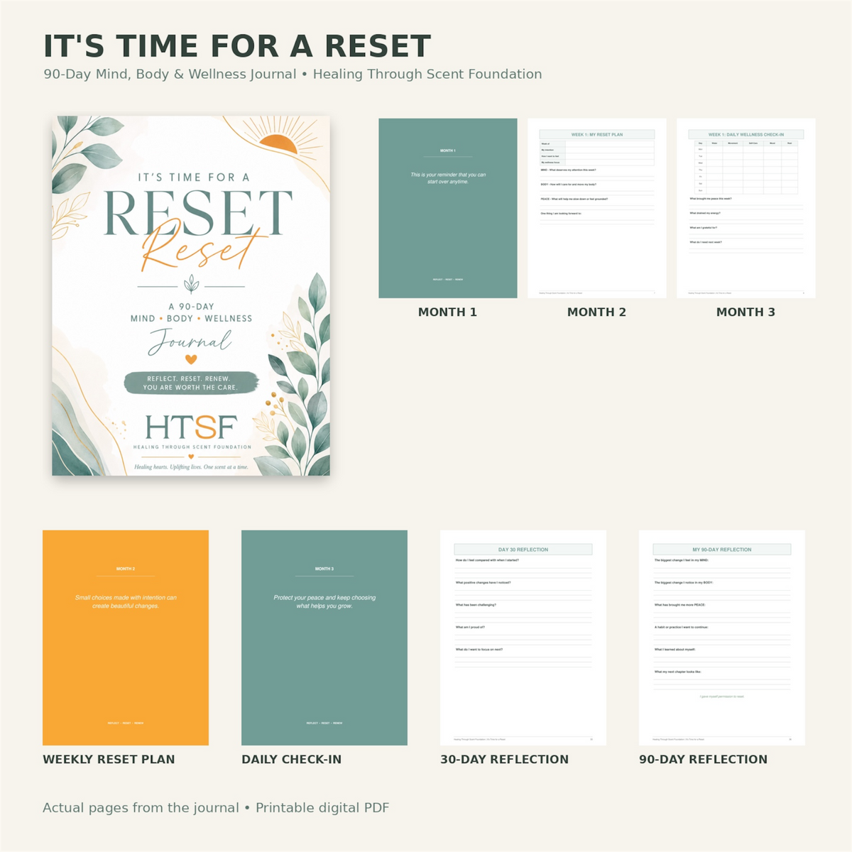 It's Time For A Reset 90-Day Journal- Print