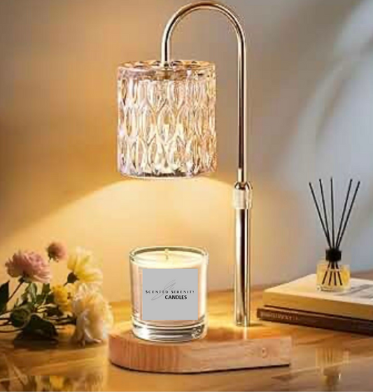Candle Warmer Lamp w/ Timer House Warming Gifts New Home Bedroom Decor, Birthday Gifts, Adjustable Height with 2 Bulbs